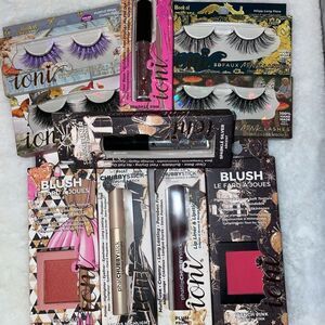 New Mixed Lot Of  Ioni Makeup 3D Faux Mink Lashes Eyeliner Lipliner Blush